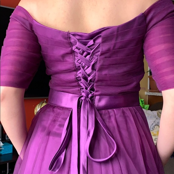Formal Purple Dreas/wedding - Picture 2 of 4